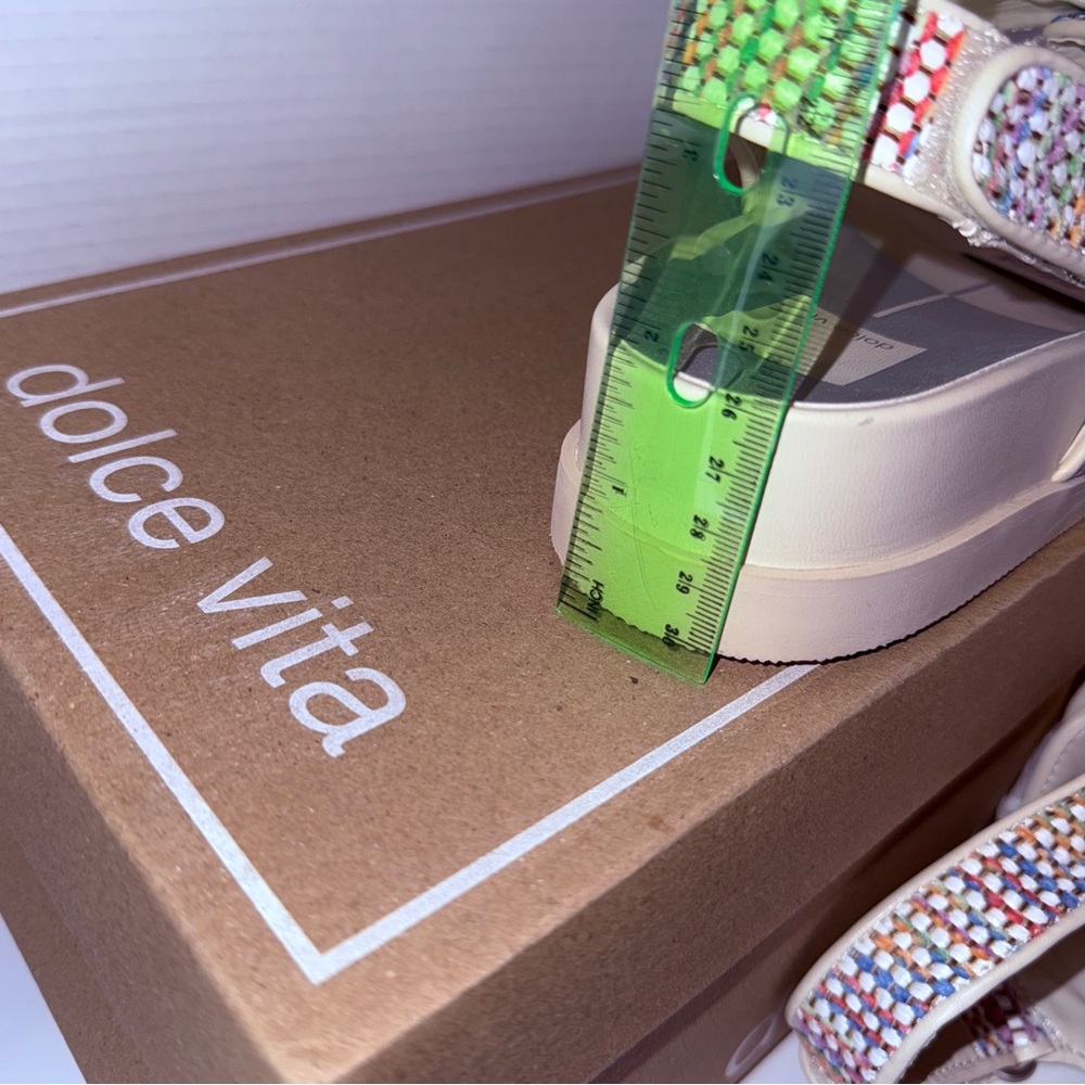 🆕 Womens Dolce Vita Multicolor Strappy Sandals - Size 9 🆕 - Picture 8 of 16